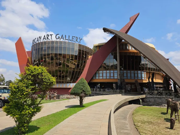 The African Art Gallery at the Cultural Heritage Centre in Arusha, Tanzania